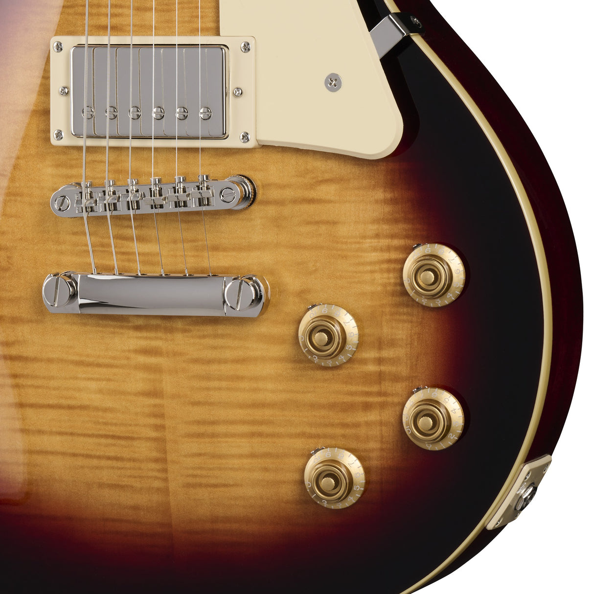 Epiphone Les Paul Standard 50's Figured Top Electric Guitar - Bourbon Burst