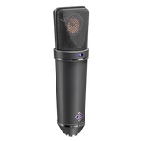 Neumann U 87 AIMT Multi-Pattern Condenser Microphone W/ Wooden Box - Black