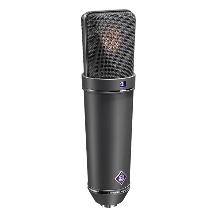Neumann U 87 AIMT Multi-Pattern Condenser Microphone W/ Wooden Box - Black