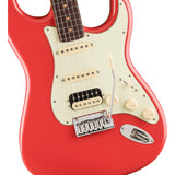 Fender American Ultra Luxe '60s Stratocaster HSS Electric Guitar, Rosewood Fingerboard - Fiesta Red