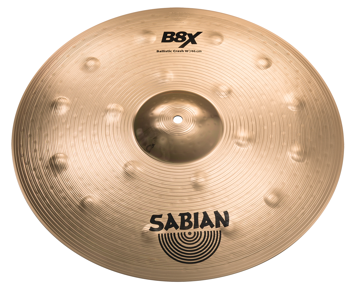 Sabian 18-Inch B8X Ballistic Crash Cymbal - New