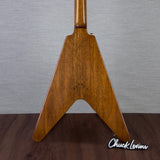 Gibson Custom Shop 1958 Mahogany Flying V Reissue Electric Guitar - Antique Natural - #851115