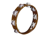 Meinl TA2A-AB 10" Traditional Wood Tambourine, Aluminum Jingles
