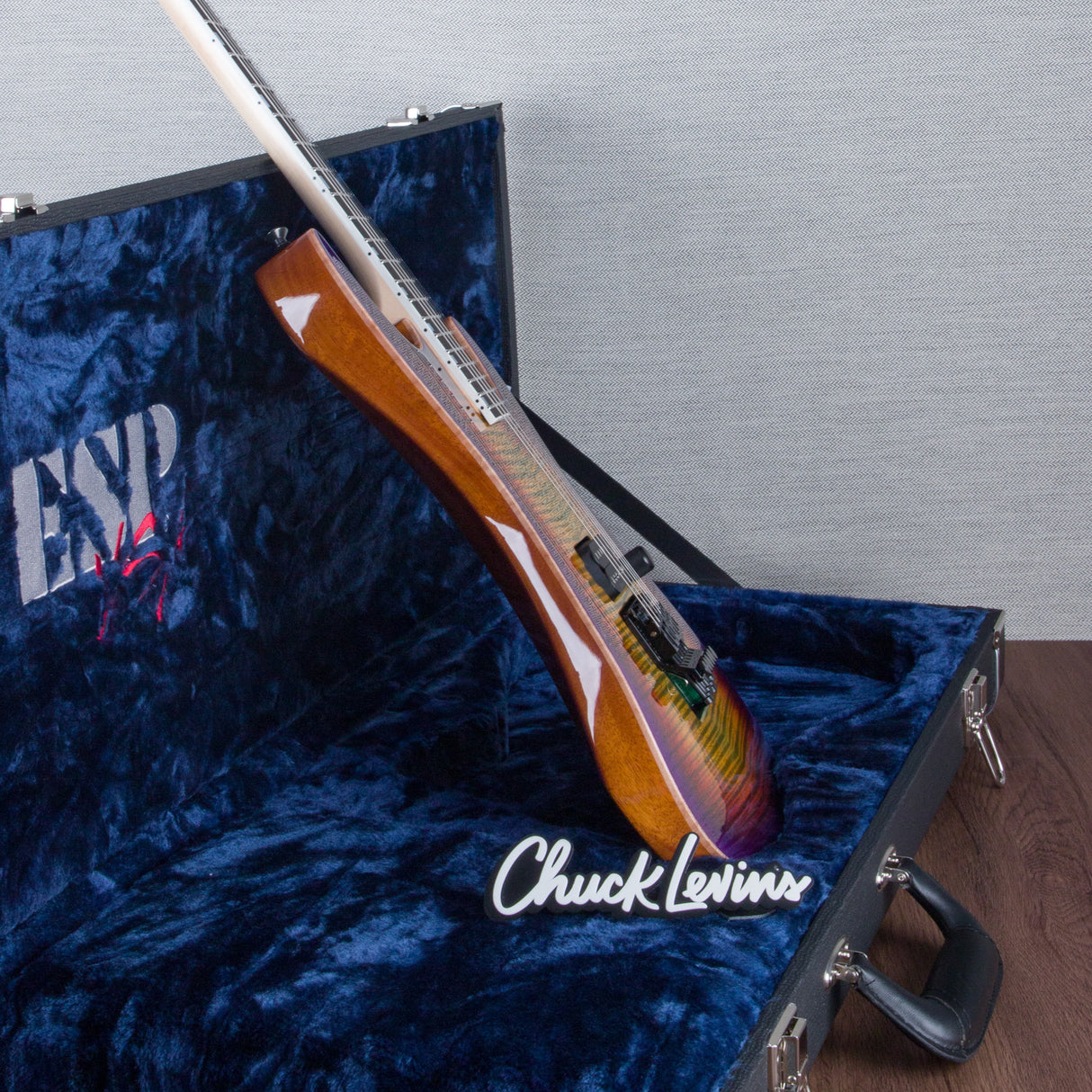 ESP USA M-I DX FR Electric Guitar - Lynch Burst - #US24291 - Mint, Open Box