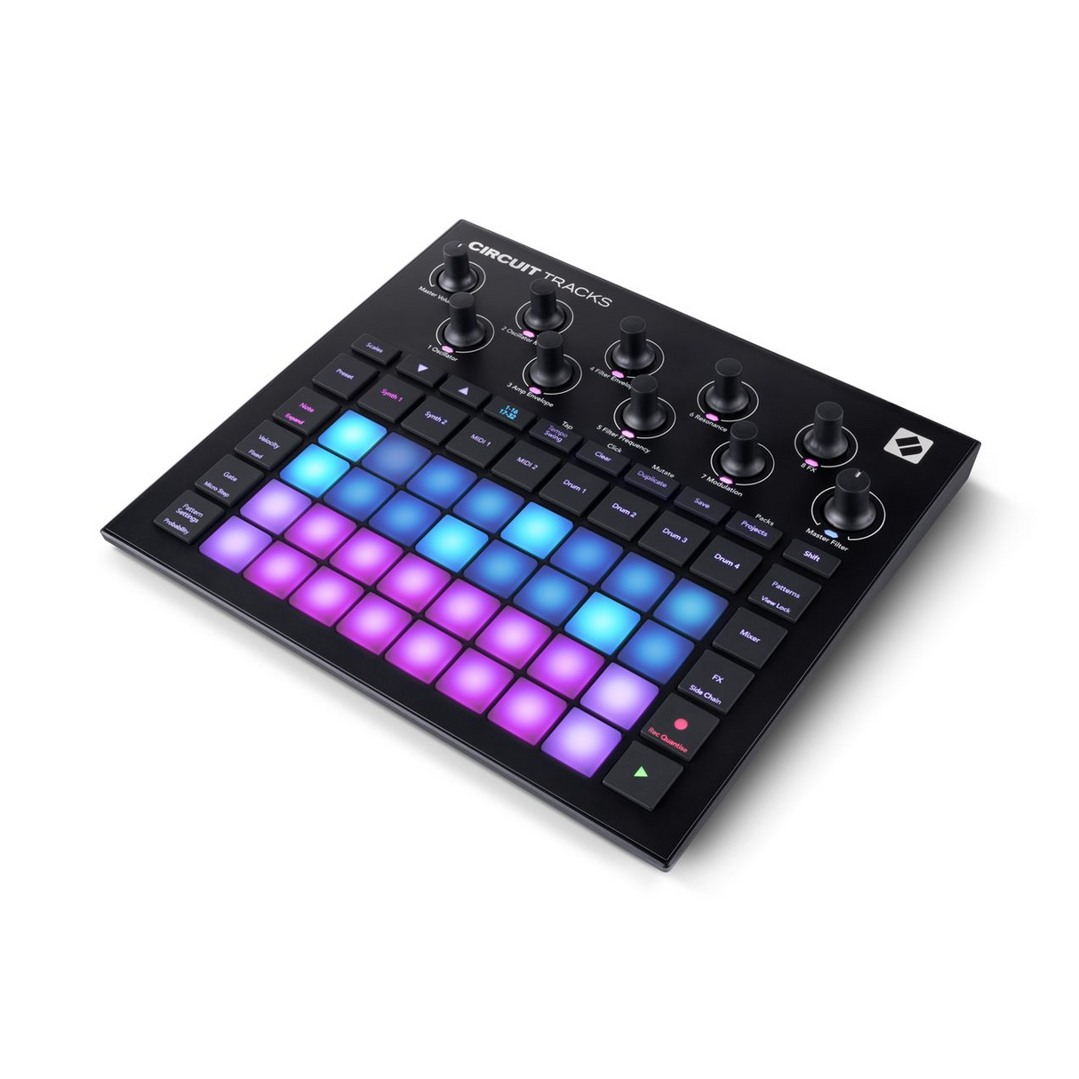 Novation Circuit Tracks - Standalone Groovebox with Synths, Drums and Sequencer - Mint, Open Box