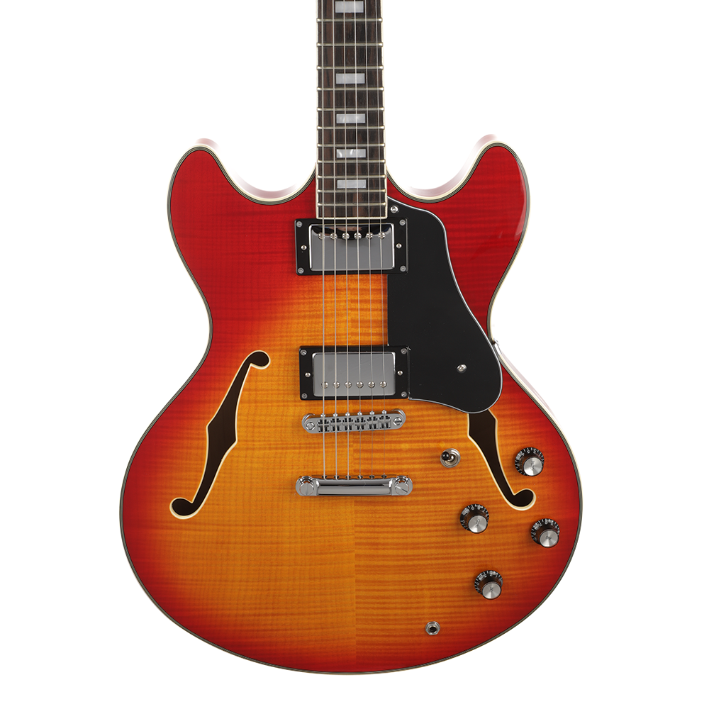 Sire Larry Carlton H7 Semi-Hollow Guitar - Cherry Sunburst - New