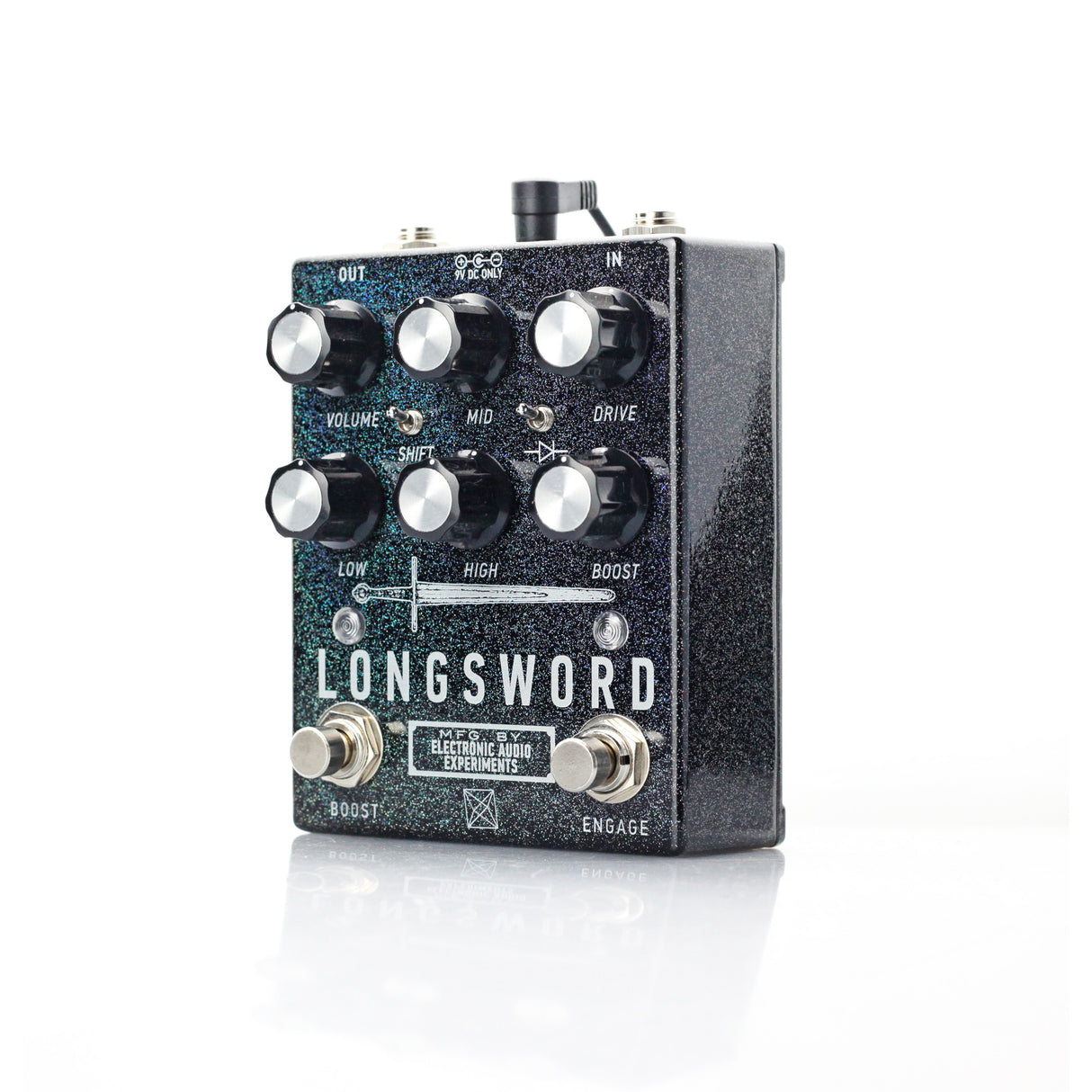 Electronic Audio Experiments Lonsword Op-Amp Overdrive Guitar Effects Pedal
