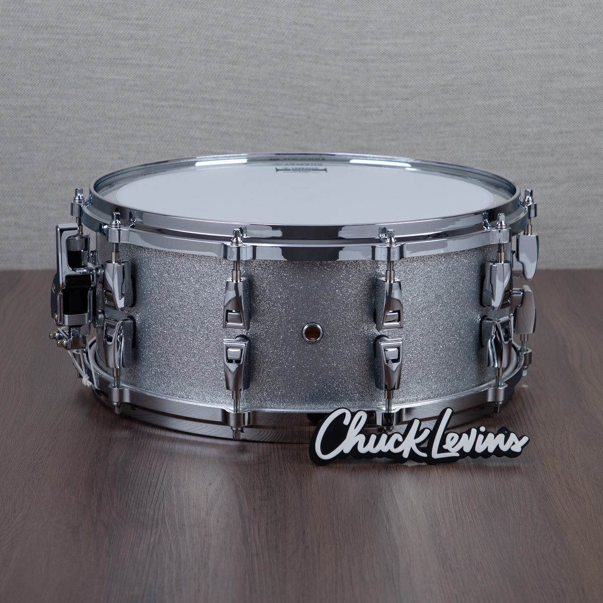 Yamaha 6 x 14-Inch Absolute Hybrid Maple Snare Drum - Silver Sparkle