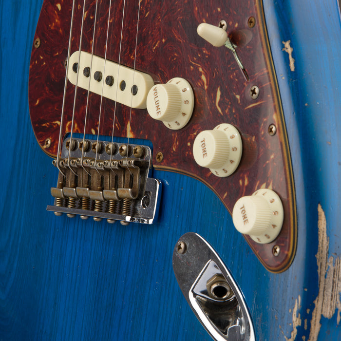 Fender Custom Shop 1969 Stratocaster Heavy Relic - Sapphire Blue Transparent - CHUCKSCLUSIVE - #R117235