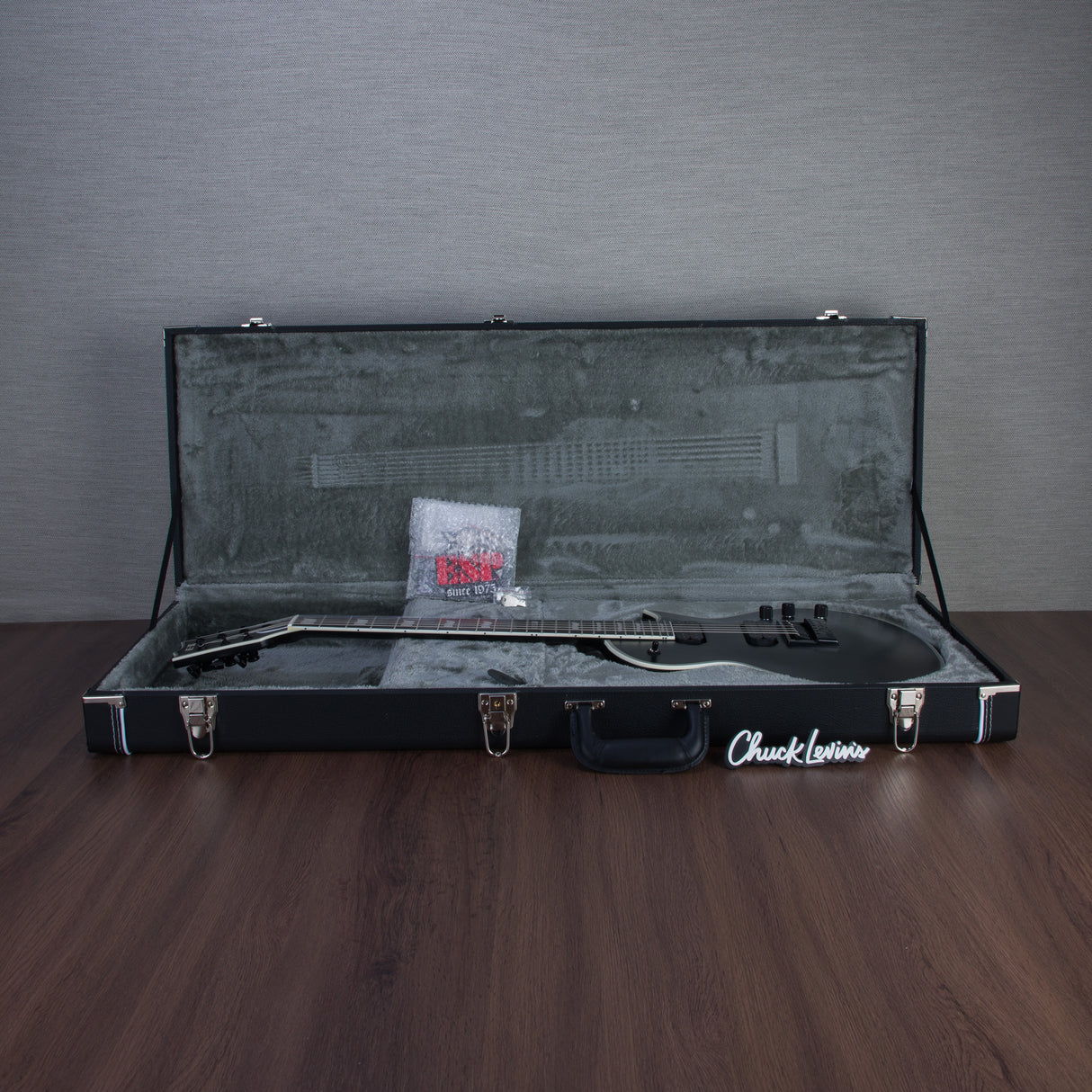 ESP E-II Eclipse-7 Evertune 7-String Electric Guitar - Black Satin - #ES5832193 - Mint, Open Box