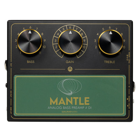 Walrus Audio Mantle Bass Preamp and DI - Black - Preorder