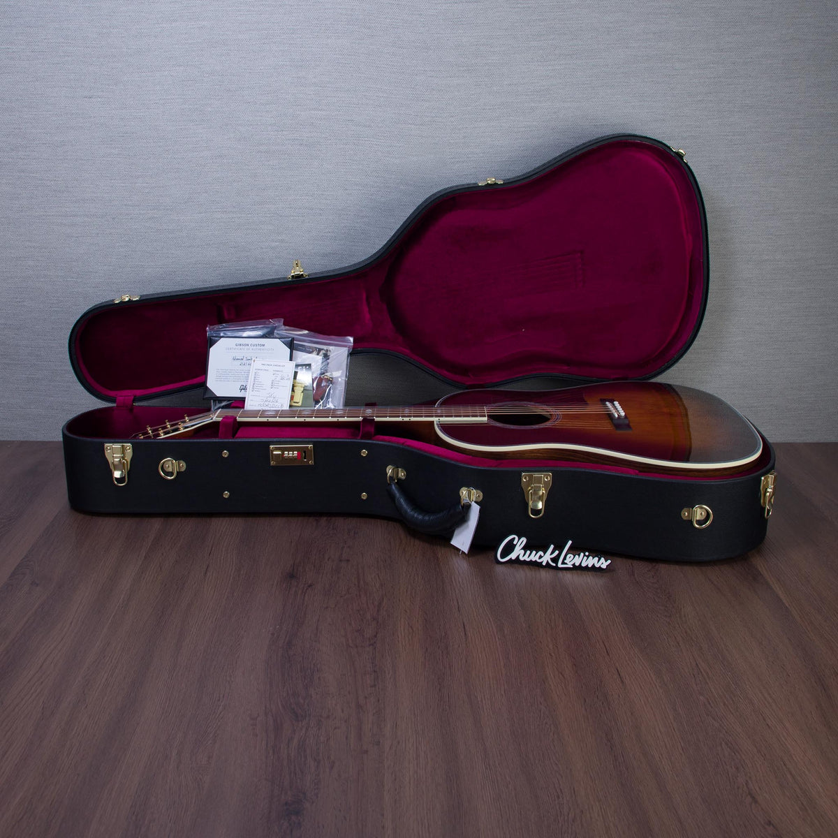 Gibson Custom Shop Limited Edtion Advance Jumbo Anniversary Rosewood/Bearclaw Spruce Acoustic Electric Guitar - Cremona Burst - #21216037