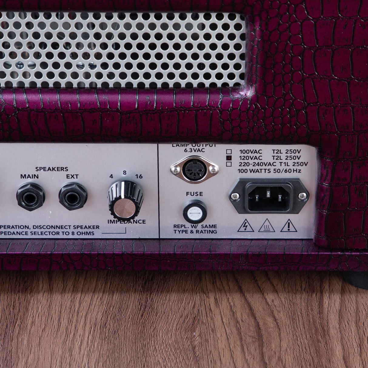 Magnatone Super Fifteen 15-Watt Tube Guitar Amplfier Head - Purple