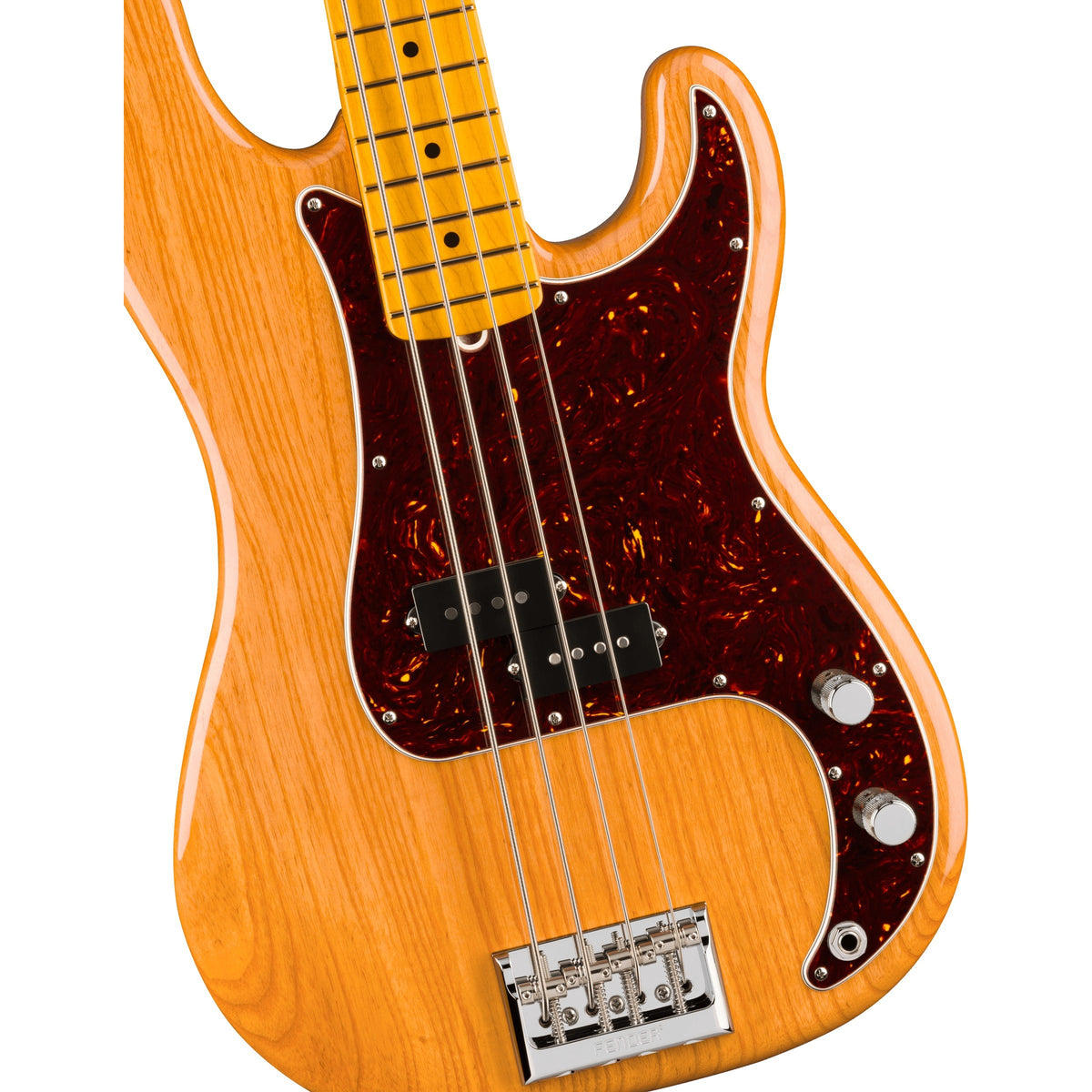 Fender American Professional Precision Electric Bass Guitar, Maple Fingerboard - Natural