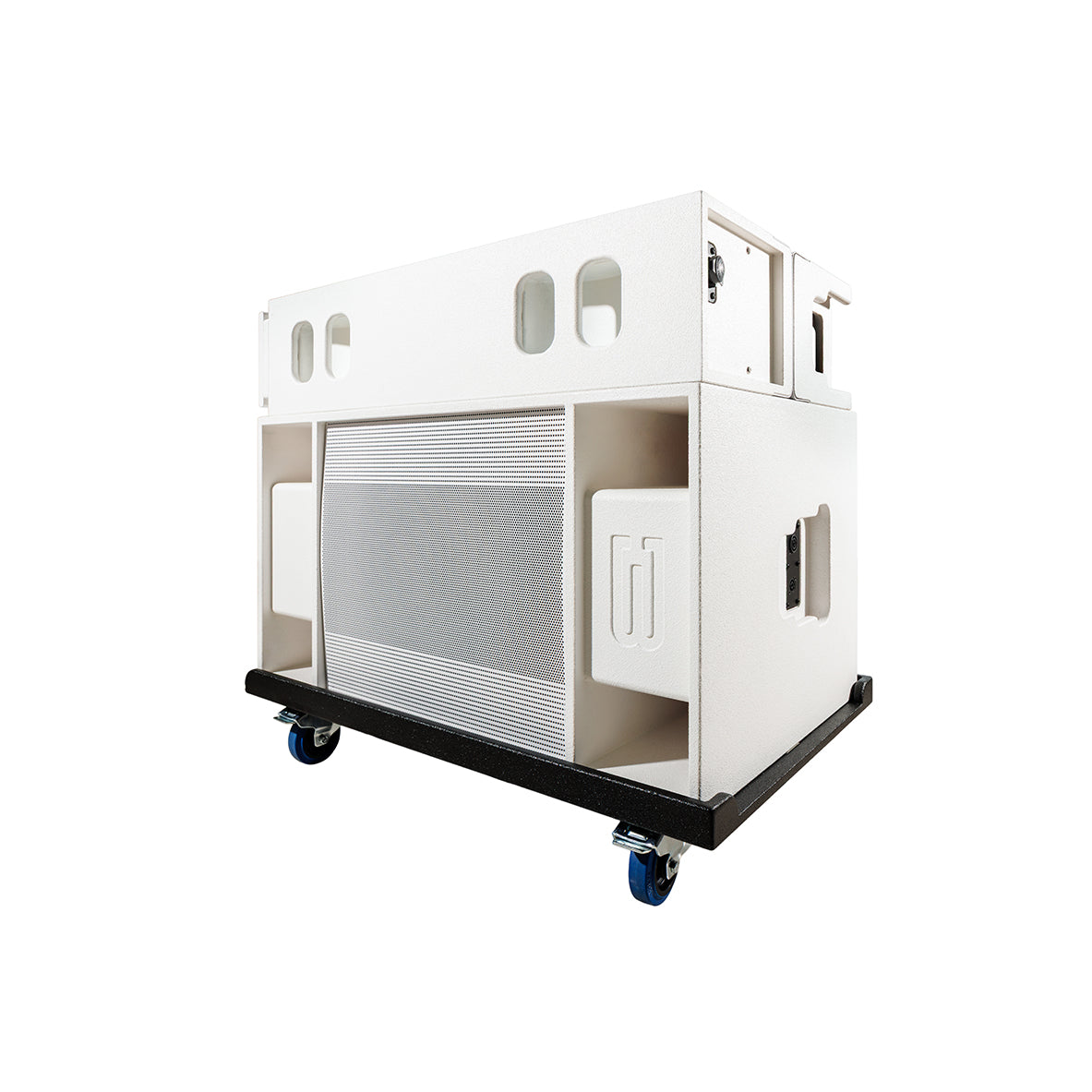 BASSBOSS Sublim8 Column PA Speaker wIth 18-inch Sub - White