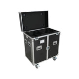 ProX XS-MH30WASHX2W for Two Moving Head Fixtures ATA Flight Style Road Case with Casters