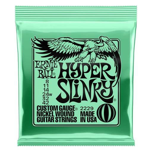 Ernie Ball 2229 Hyper Slinky Nickel Wound Electric Guitar Strings - .008-.042