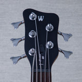 Warwick Corvette 5-String Electric Bass Guitar - Nirvana Black Transparent Satin - #GPS E 013106-24