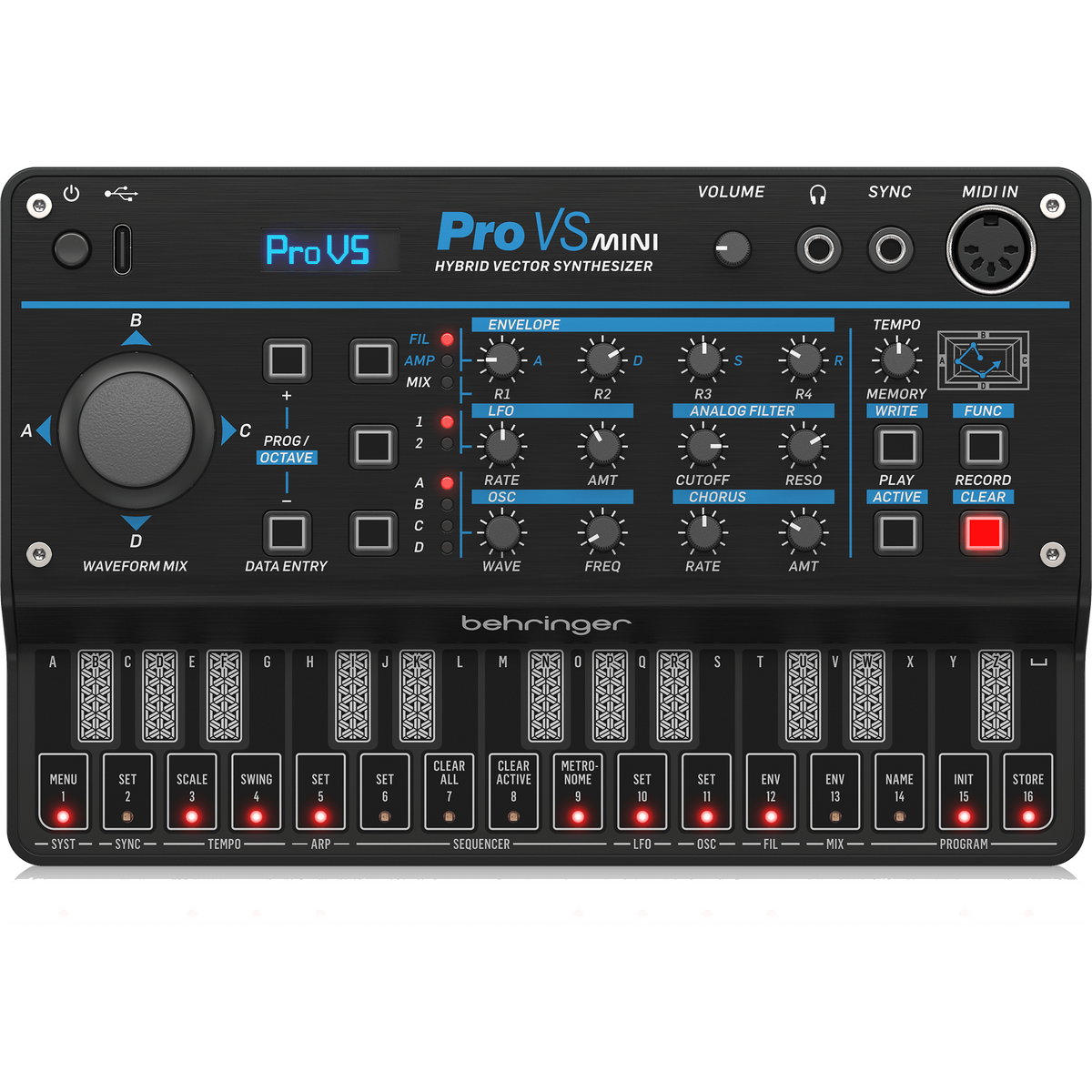 Behringer Pro VS Mini Hybrid Vector Synthesizer