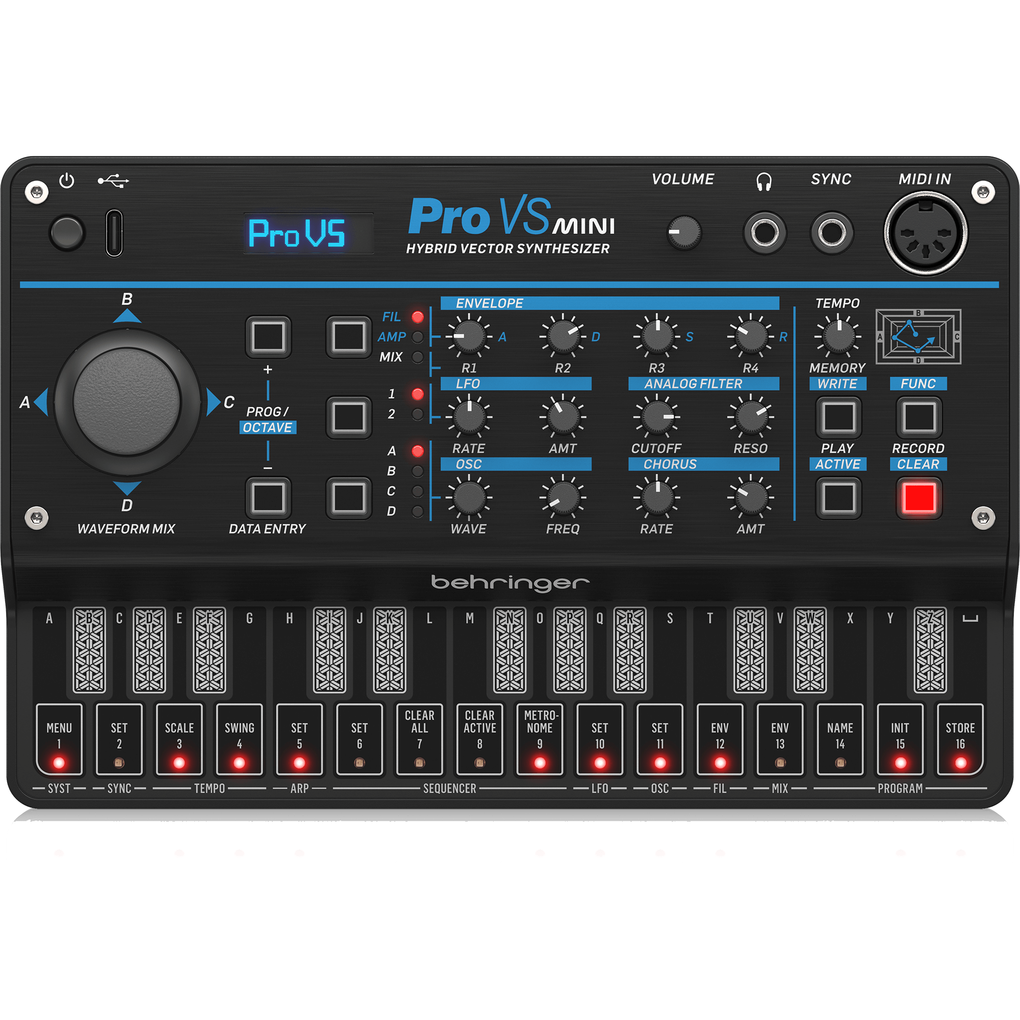 Behringer Pro VS Mini Hybrid Vector Synthesizer – Chuck Levin's