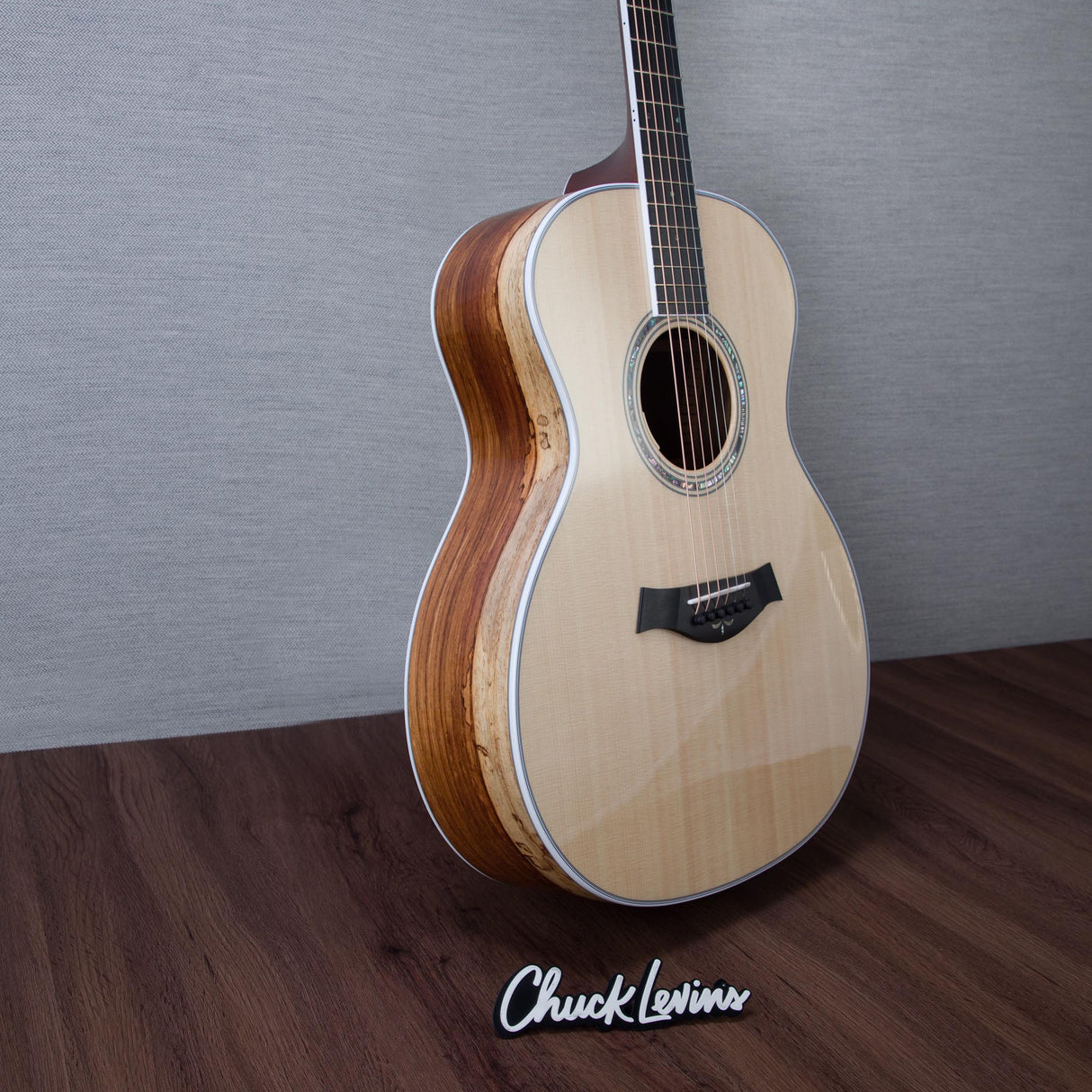 Taylor Custom Shop Grand Auditorium Lutz Spruce/Brazilian Rosewood Acoustic Electric Guitar - #1201266083