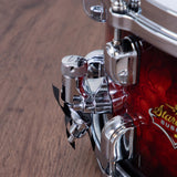 Tama 6.5 x 14-Inch Starclassic Bubinga Snare Drum - Volcanic Red Burst