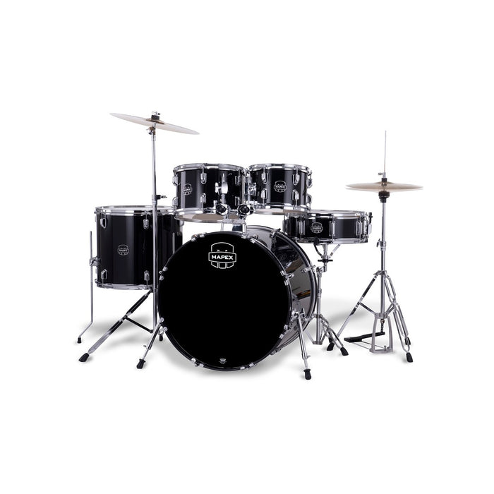 Mapex Comet 5-Piece Drum Set with Fast Sized Toms - Black