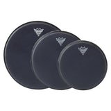 Remo Black Suede Emperor Tom Drum Head Pack - 10/12/14-Inch