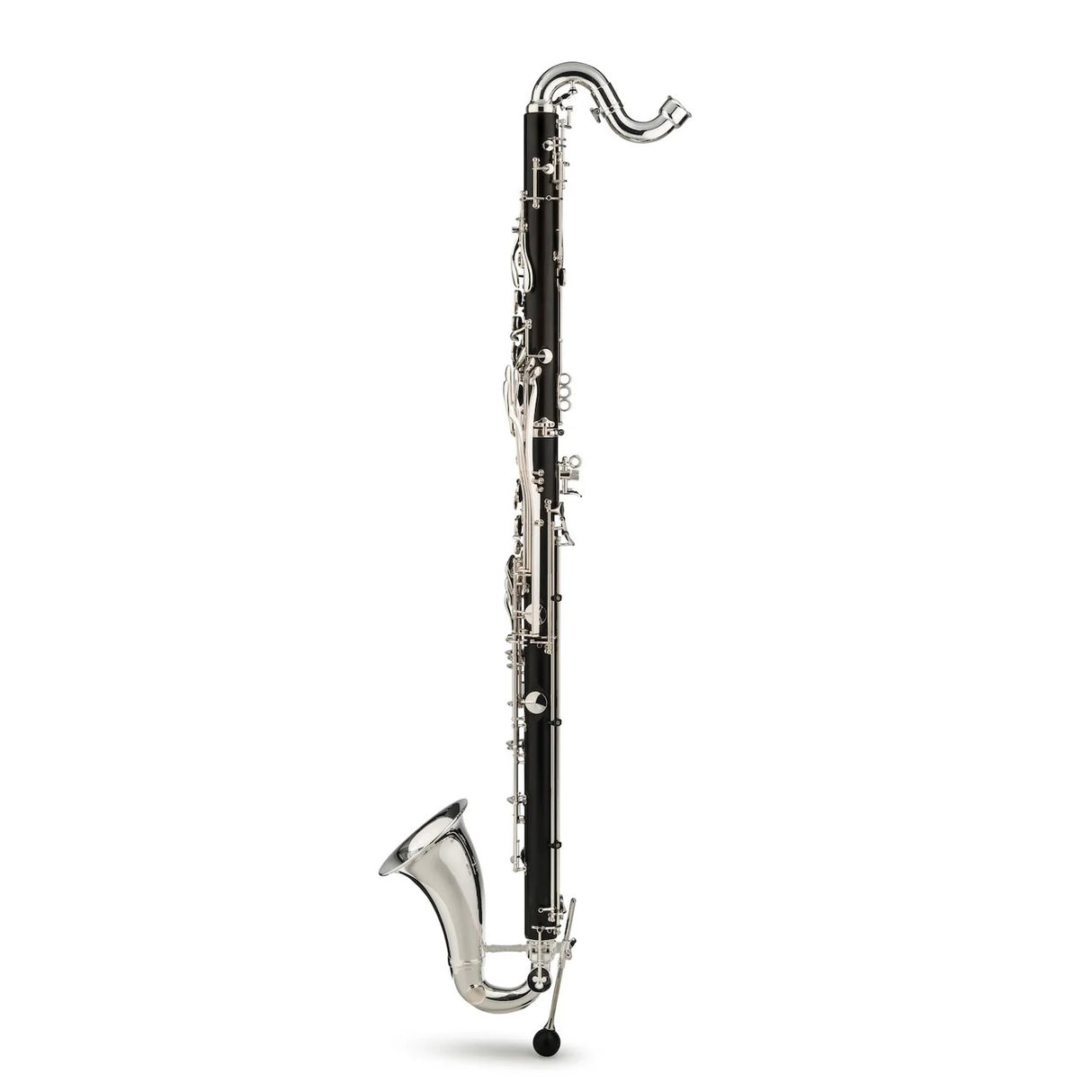 Backun Q Series Bass Clarinet - Low C, Grenadilla, Silver-Plated Keys