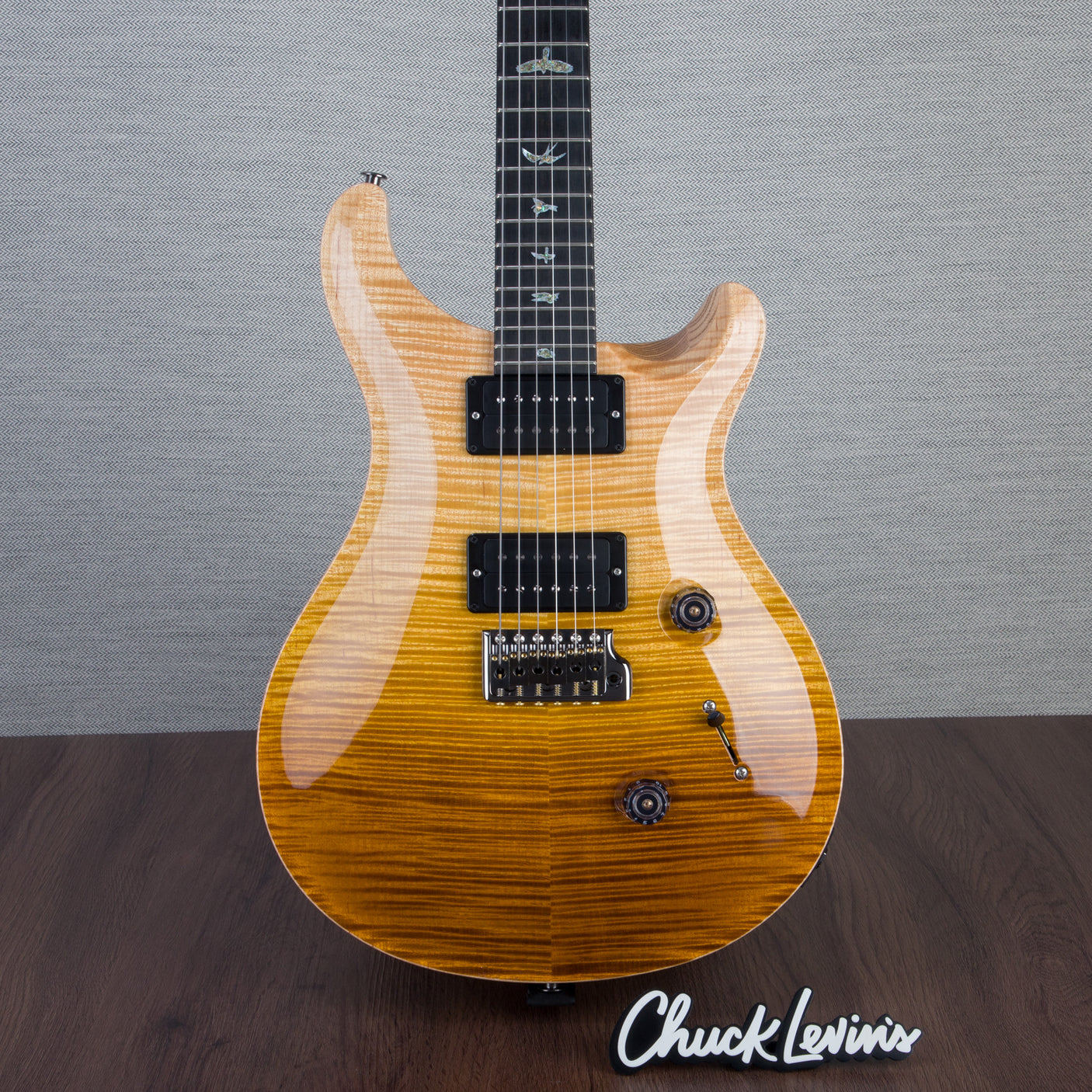 PRS Wood Library Custom 24 Electric Guitar - Private Stock Goldstorm Fade Finish - CHUCKSCLUSIVE - #240383983 - 2024