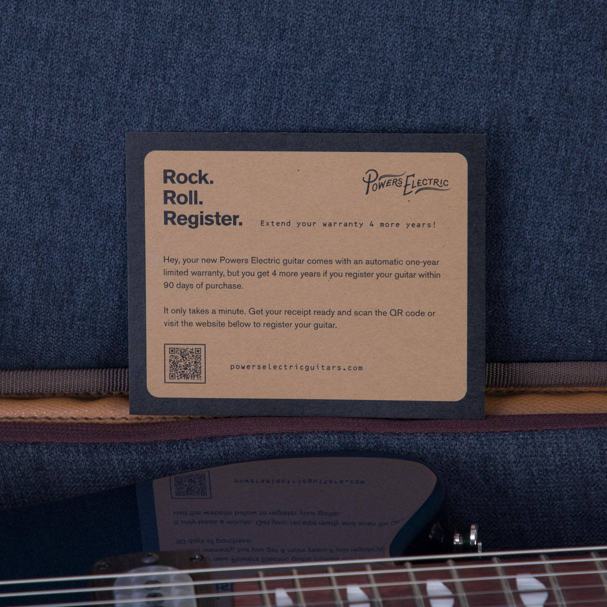 Powers Electric A-Type Electric Guitar - Chroma Algae - #B017