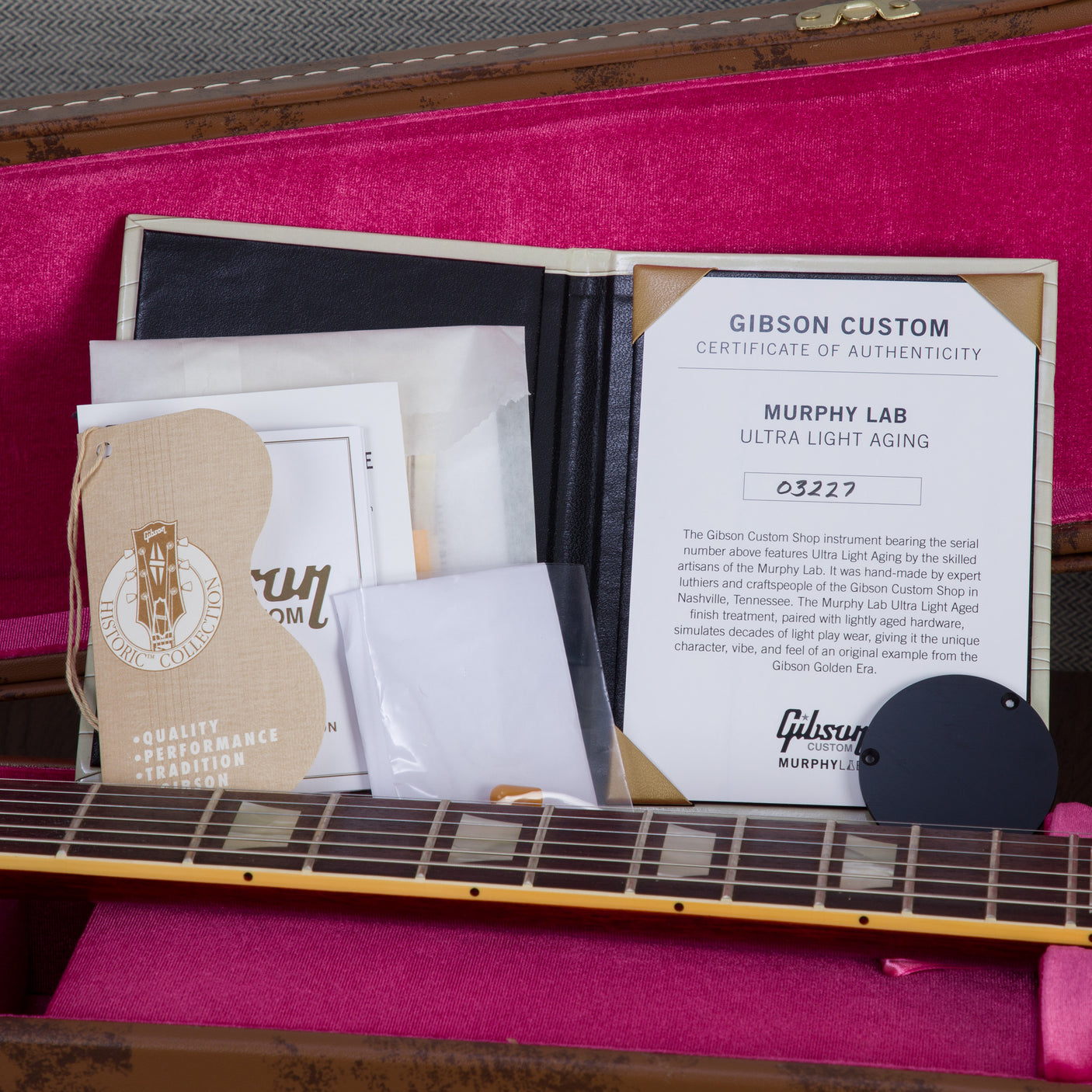Gibson Murphy Lab 1960 Les Paul Standard Reissue, Gold Hardware - Watermelon King/Ultra Light Aged - CHUCKSCLUSIVE - #03227