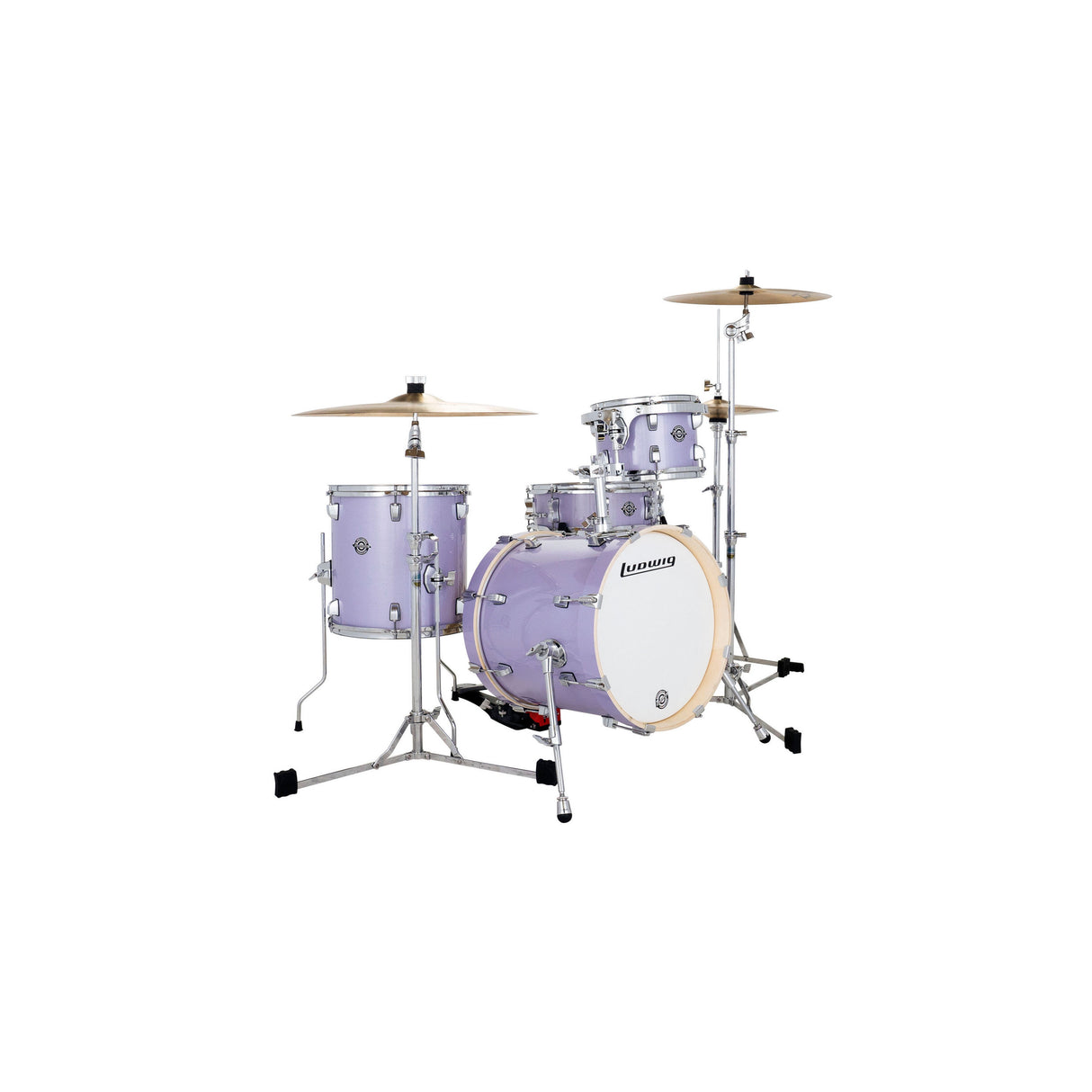 Ludwig Breakbeats 4-Piece Drum Kit - Lilac Sparkle