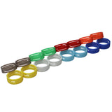 ProX XC-RINGPAK 8 Color Ring Replacements for XLR Cables 16 Pack