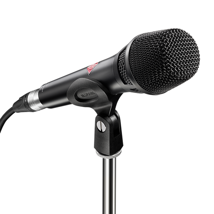 Neumann KMS 104 BK Plus Cardioid Condenser Microphone W/ KMS Pouch and SG105 - Black