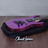 Legator N7FSS Ninja Super Shred Multiscale 7-String Electric Guitar - Satin Purple QM - #IM25090095