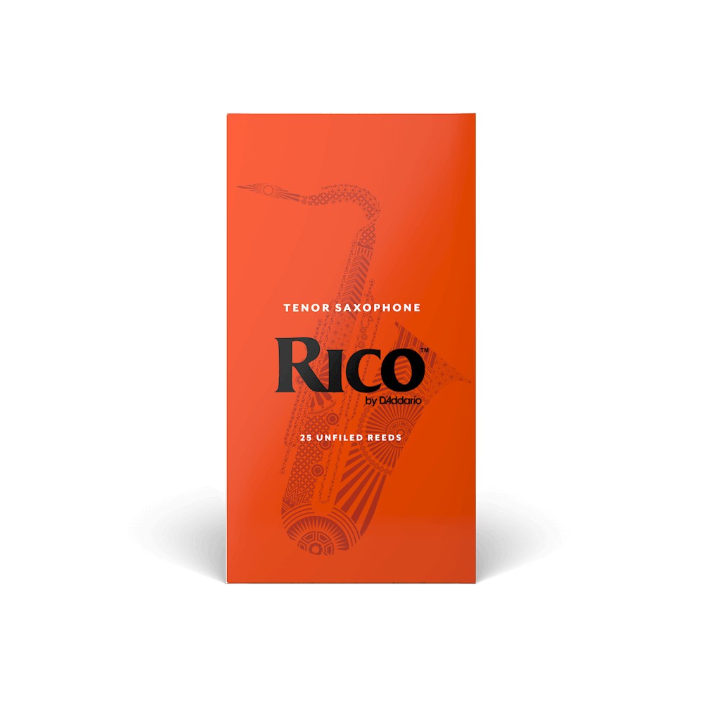 D'Addario RKA25 Rico Unfiled 25-Pack Tenor Saxophone Reeds - 3