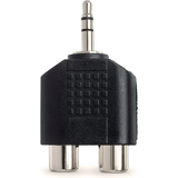 Hosa GRM-193 Adapter Dual RCA to 3.5 mm TRS
