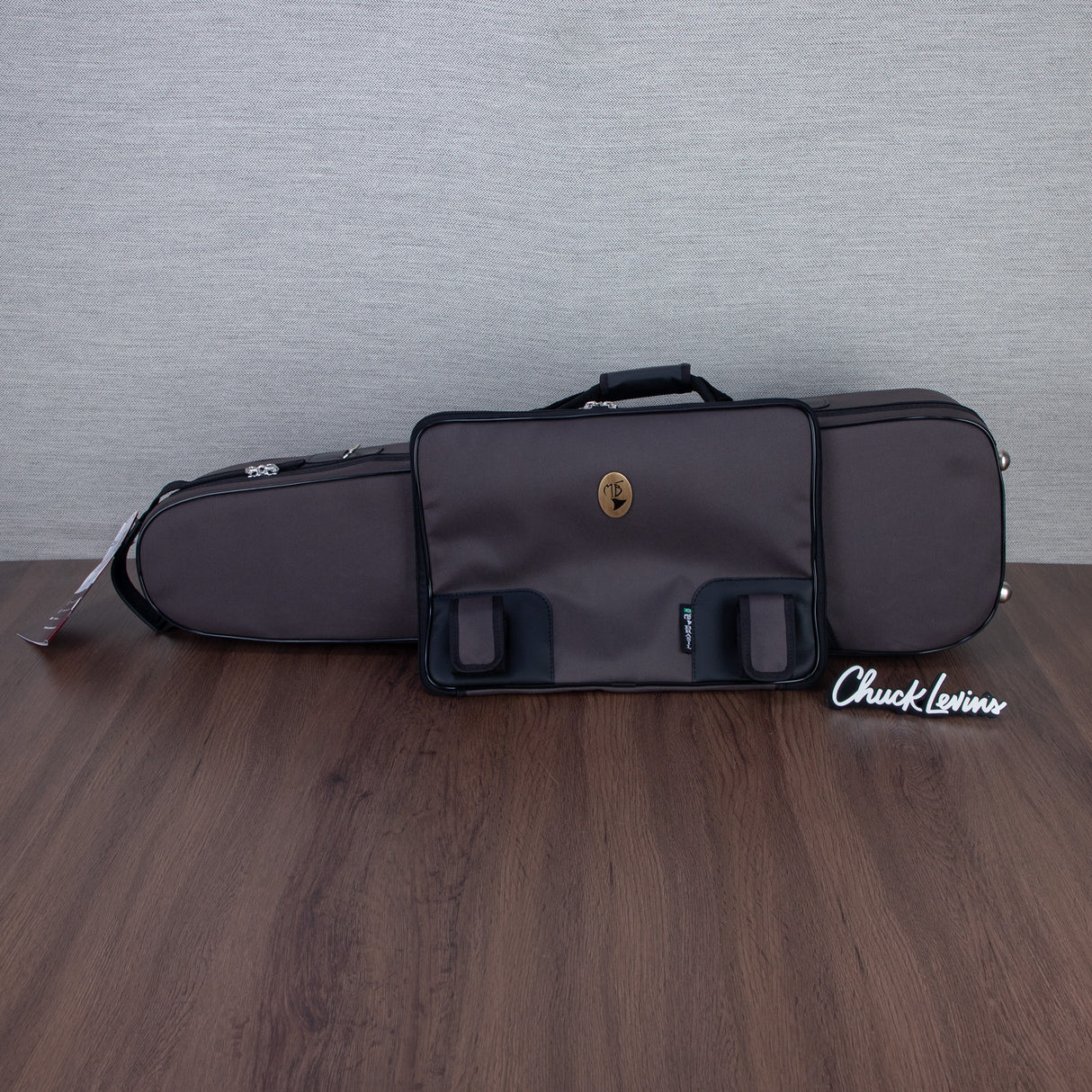 Marcus Bonna Tenor Trombone Case with Detachable Bell - Dark Brown