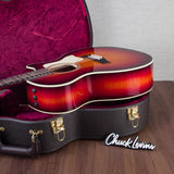 Taylor NAMM 2025 Custom #18 C14ce Lutz Spruce/Figured Big Leaf Grand Auditorium Acoustic Electric Guitar - Desert Dawn - #1203315097