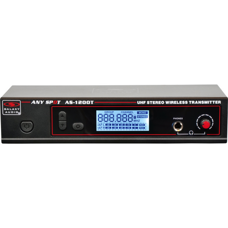 Galaxy Audio AS-1200 210-Channel Stereo Wireless Personal In-Ear Monitor System - Freq Band N