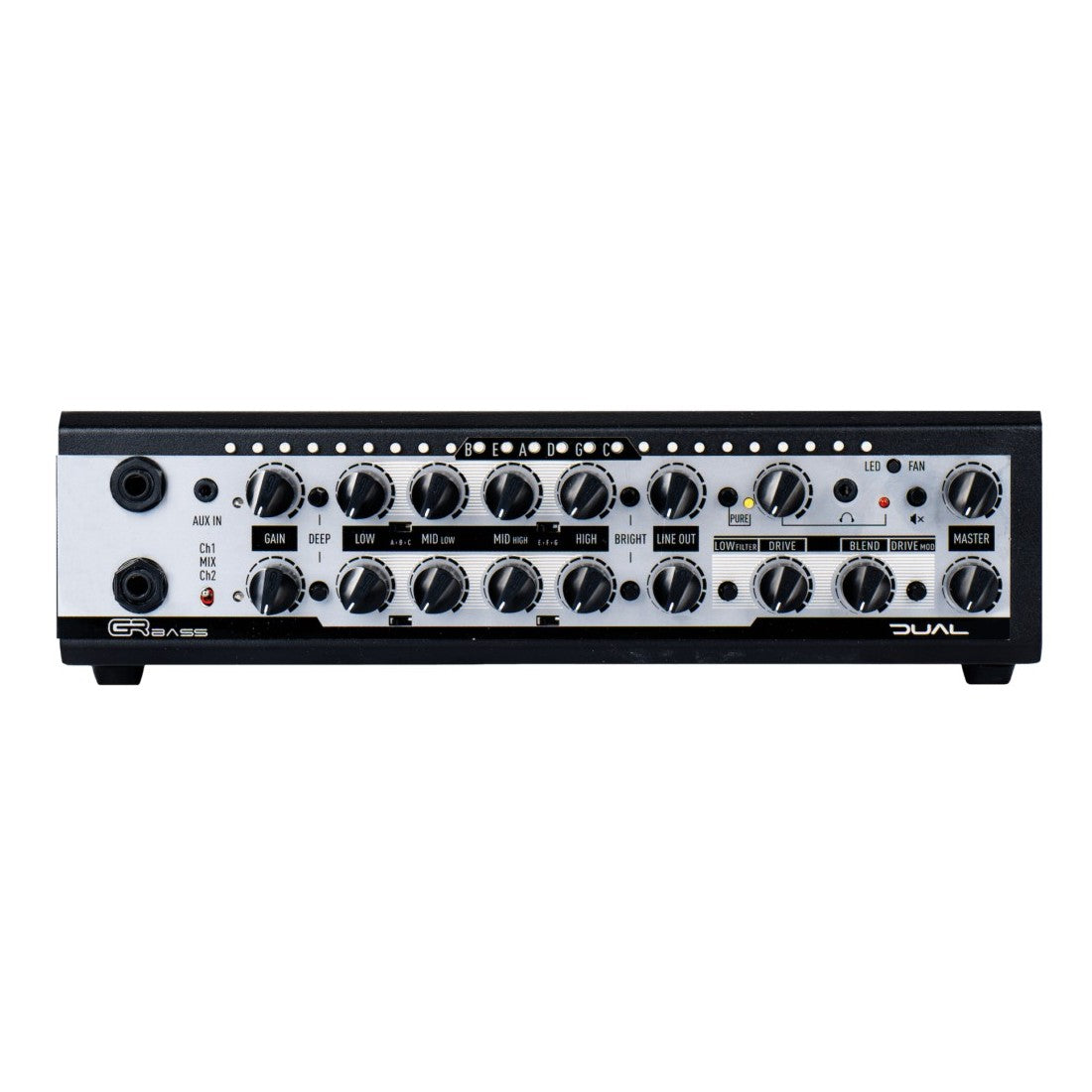 GR Bass Dual 1400 1400-Watt 4-Ohm Bass Guitar Amp Head - New