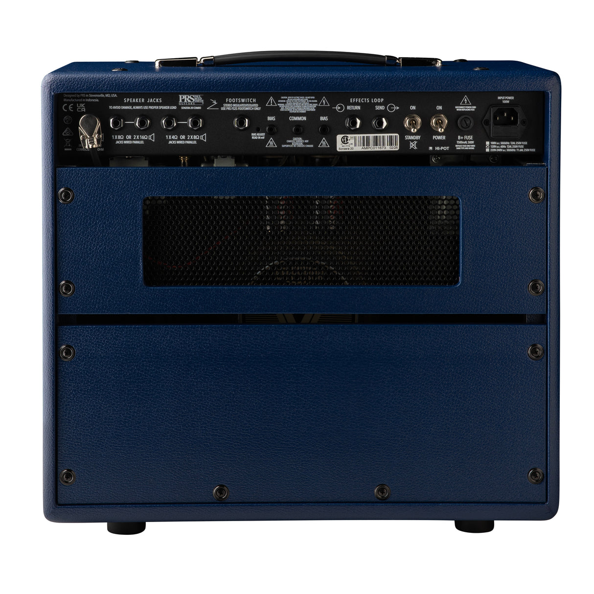PRS Limited Edition Sonzera 20-Watt 1x12-Inch Tube Combo Guitar Amplifier - Indigo Blue