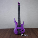 Legator Ghost Super Shred Multiscale 8-String Electric Guitar - Satin Purple Flame - #IM25060592