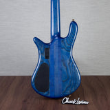 Spector Euro 5 LT Poplar Burl Over Ash 5-String Electric Bass Guitar - Faded Light Blue Gloss - CHUCKSCLUSIVE - #]C121NB23331