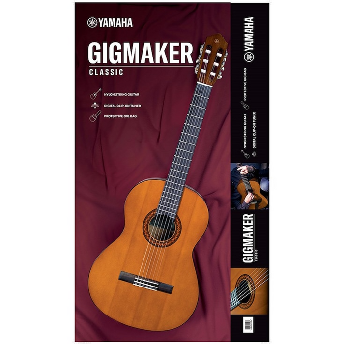 Yamaha C40II Gigmaker Classical Guitar Package - New