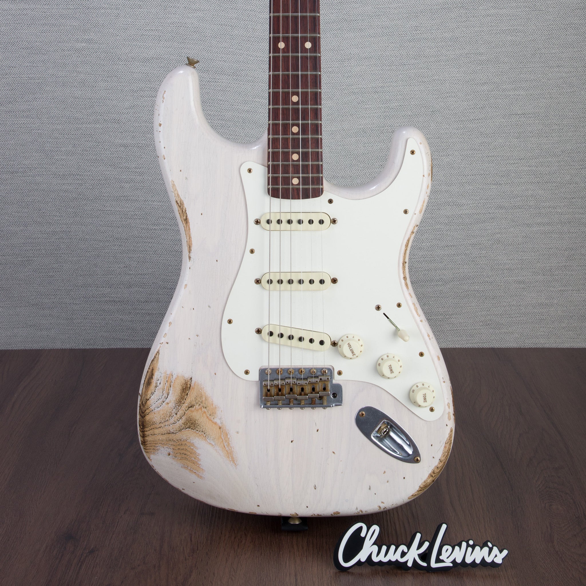 Fender Custom Shop 1959 Stratocaster Heavy Relic – Aged White