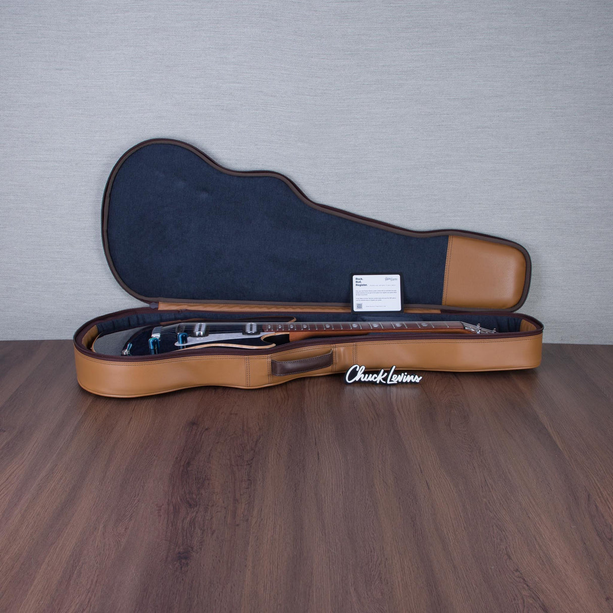 Powers Electric A-Type HardTail Electric Guitar - Twilight Blue - #B113
