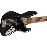 Squier Affinity Series Jazz Bass VI Electric Bass Guitar - Black Metallic - Preorder