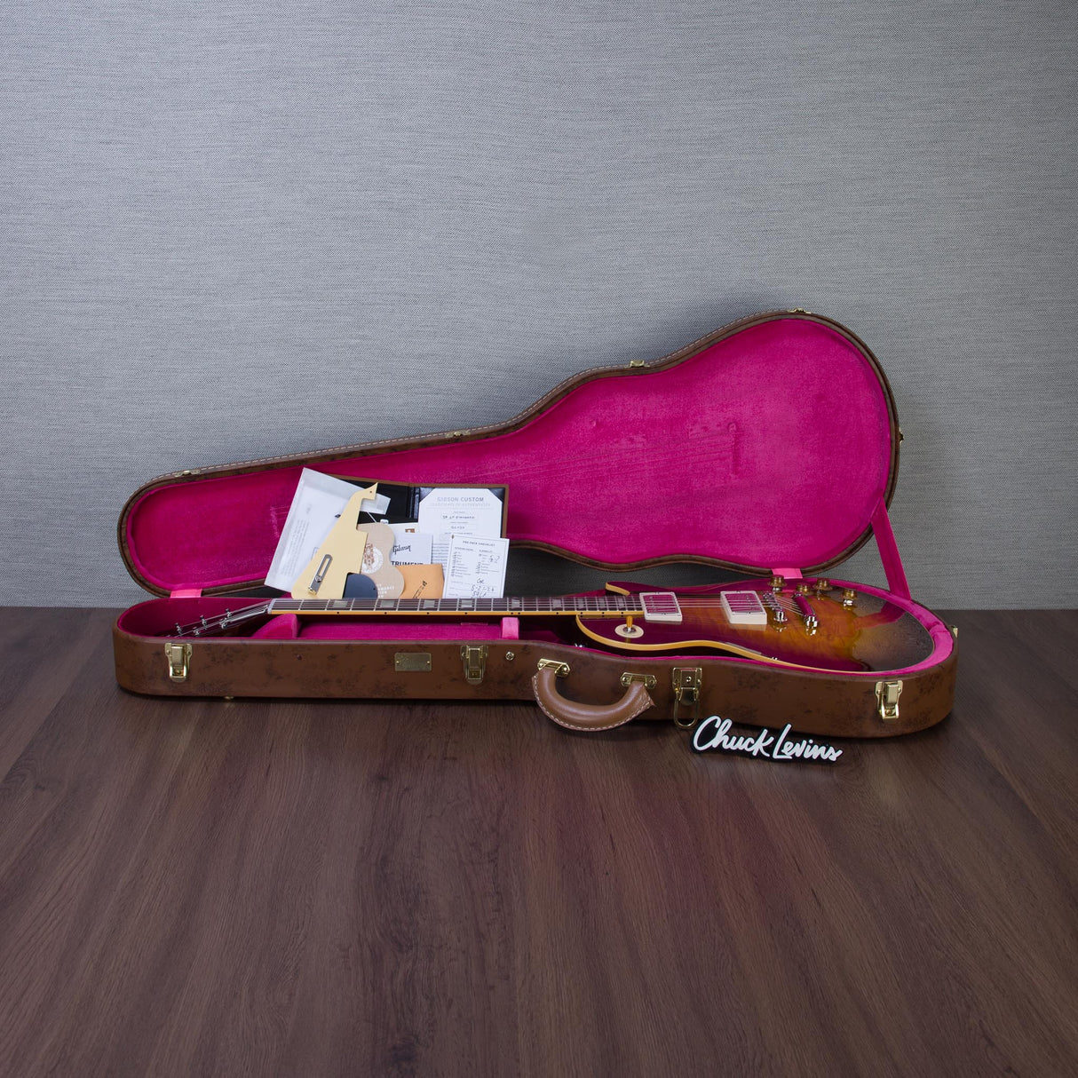 Gibson Custom Shop 1959 Les Paul Standard Reissue 5A Quilt Maple Top Electric Guitar - Faded Tobacco Sunburst - #960104
